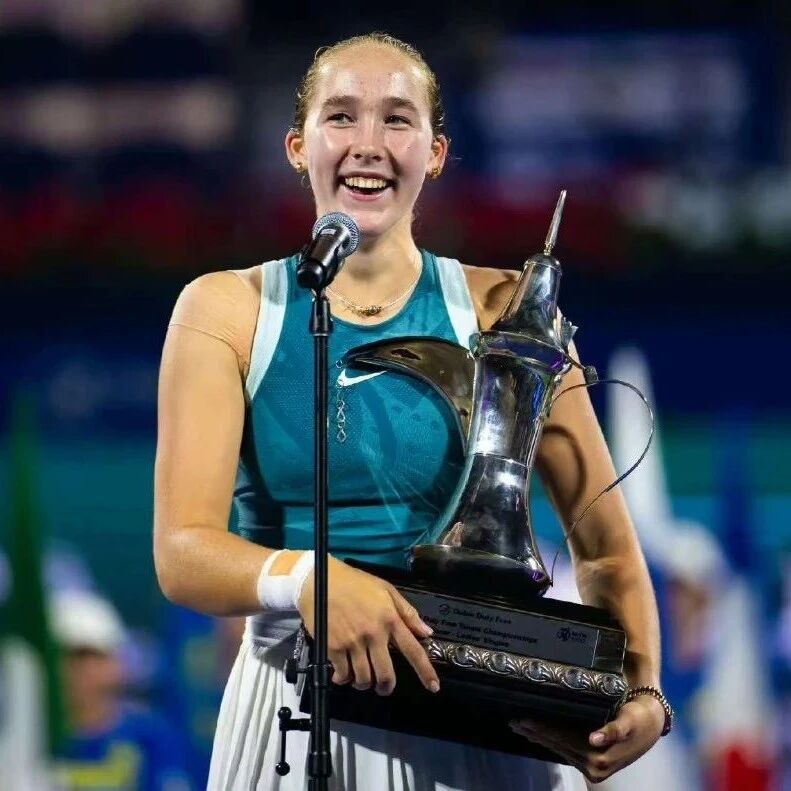 17-year-old prodigy shines in Dubai as Andreeva makes history with a championship win