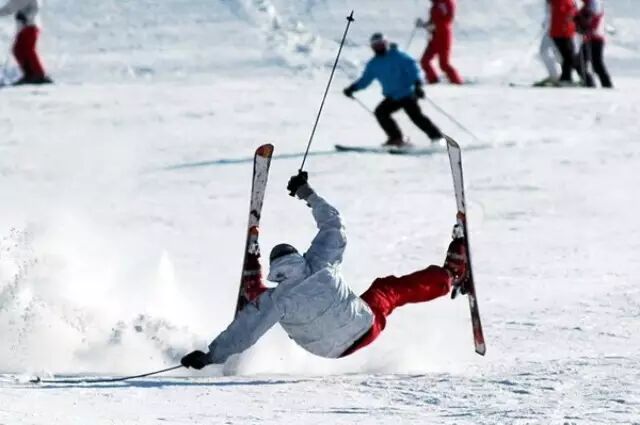 You haven’t truly mastered skiing unless you’ve taken a tumble like that.