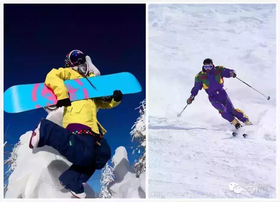 Which is tougher—cool single-board riding or elegant dual-board skiing?