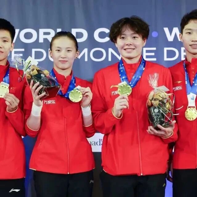 The second stop of the Diving World Cup has concluded! The Chinese team claimed 8 gold, 3 silver, and 1 bronze medal, with Chen Yuxi clinching back-to-back double titles.
