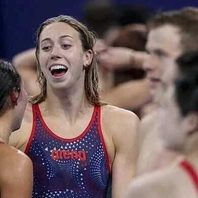 Gretchen Walsh and Katie Ledecky both break world records