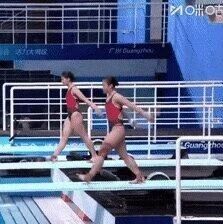 Zero points reappear in diving at the National Games.