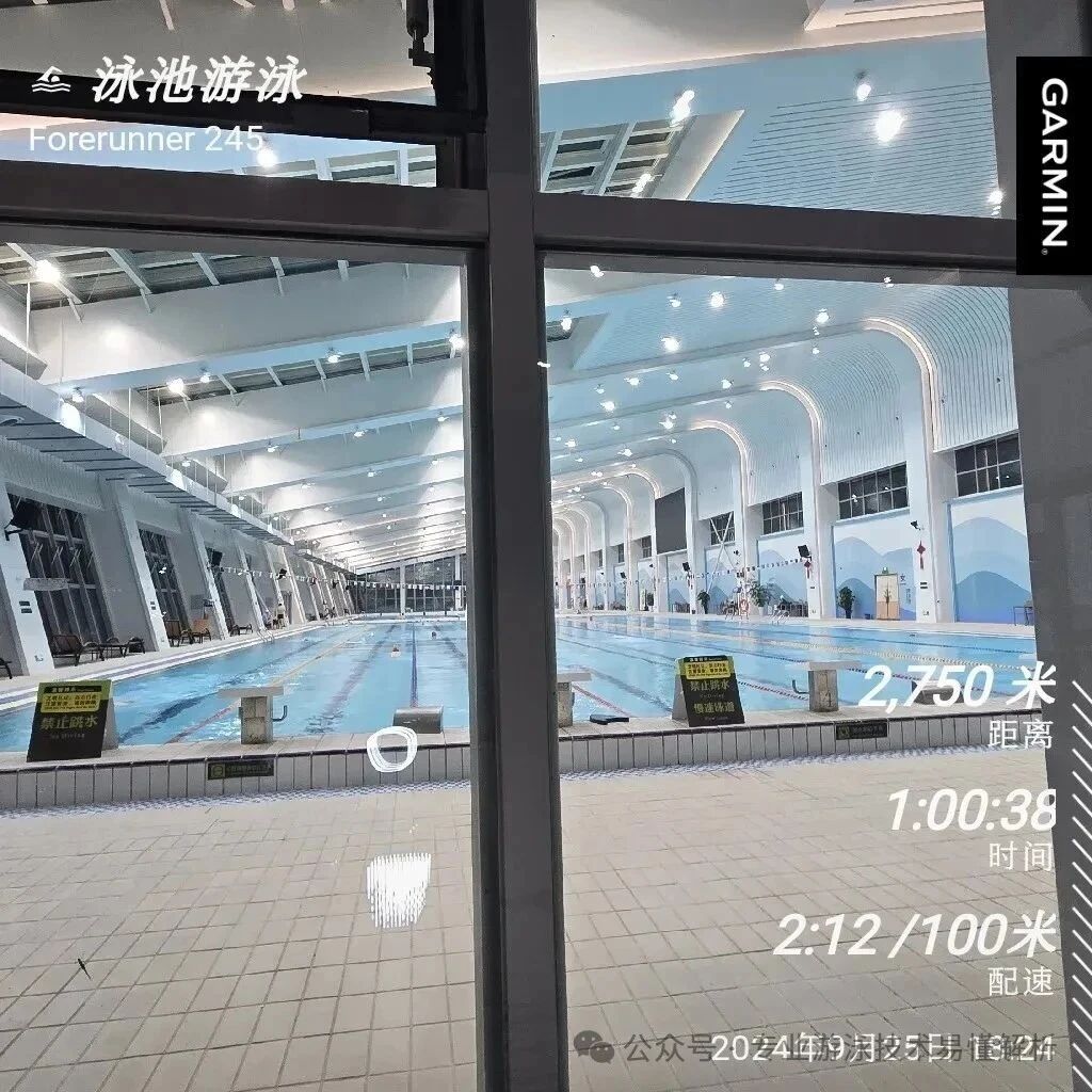 Find time to log a swim session.
