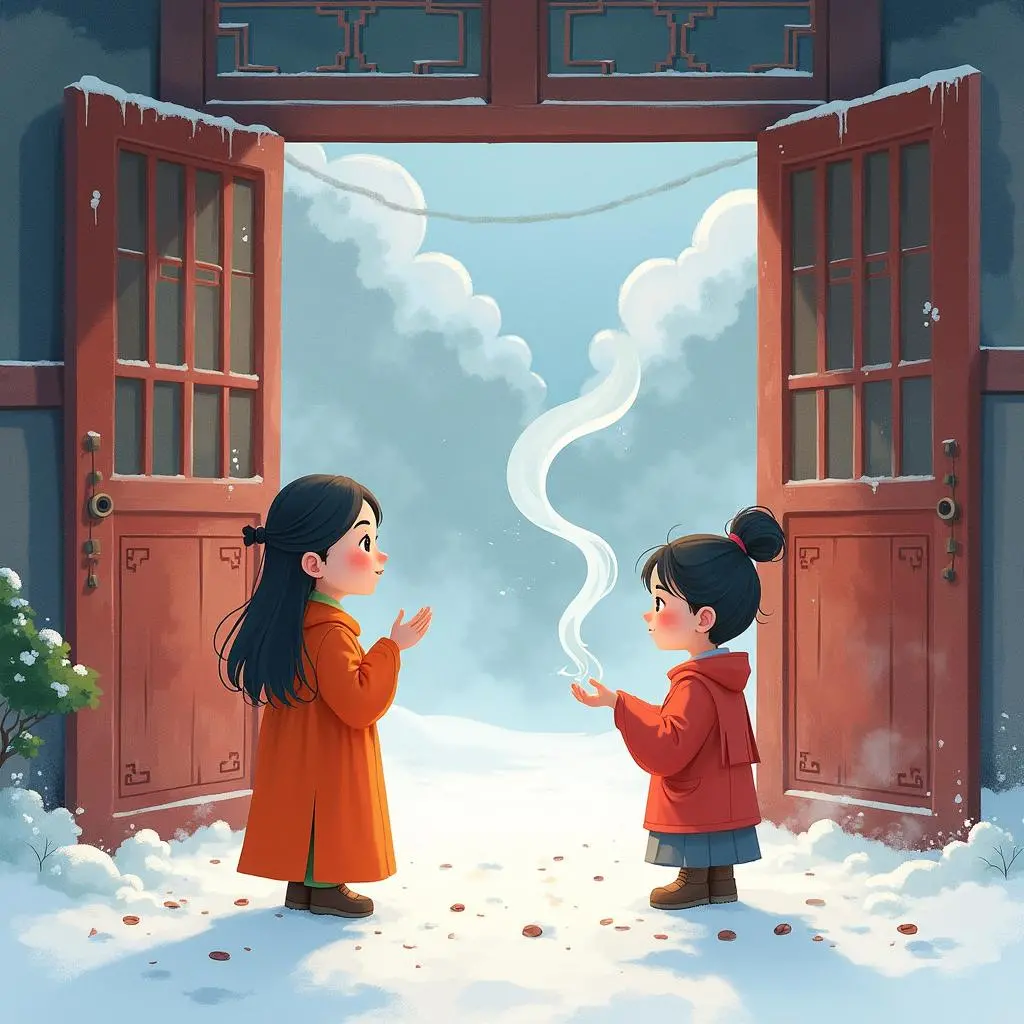 杨时和游酢拜见程颐
