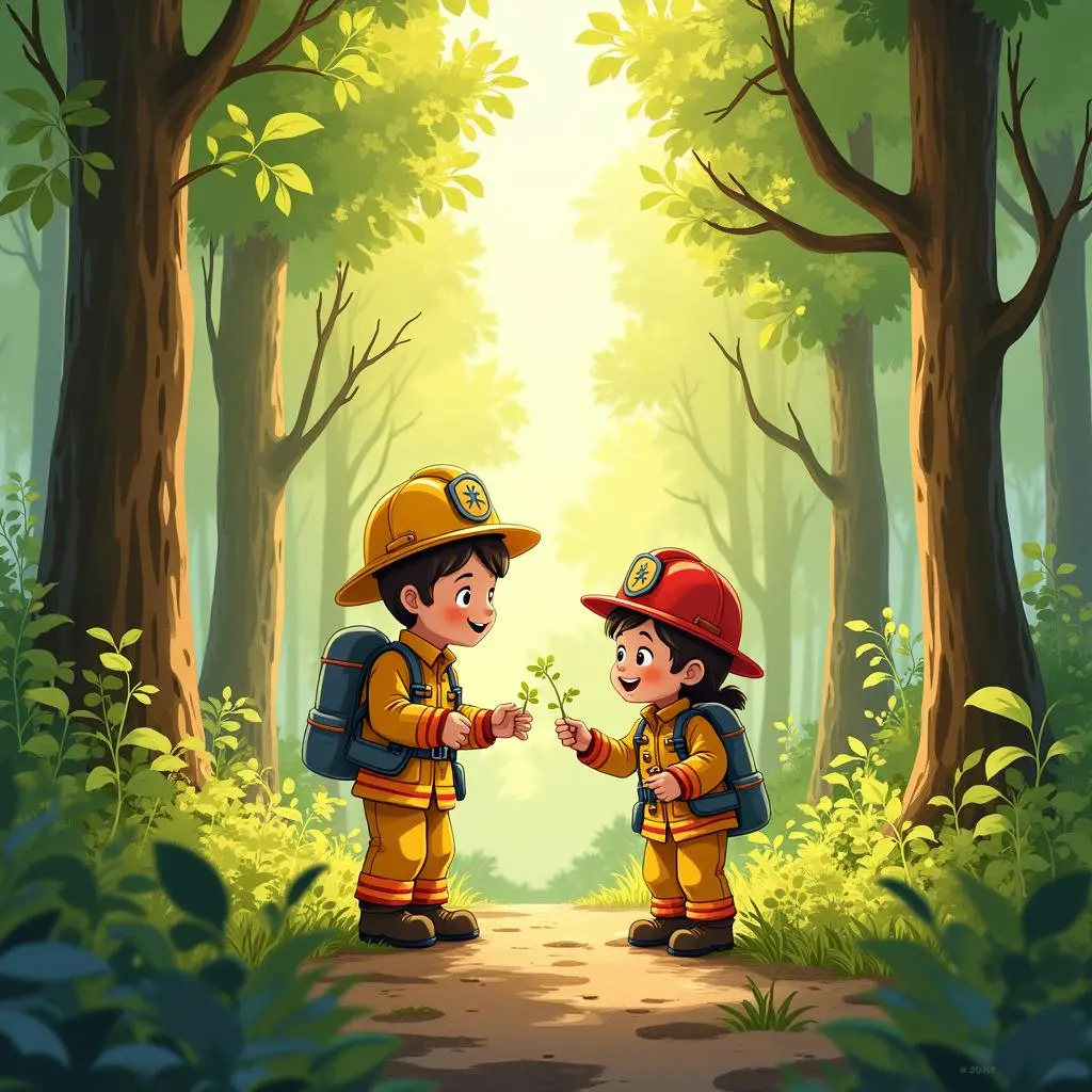 森林恢复生机
