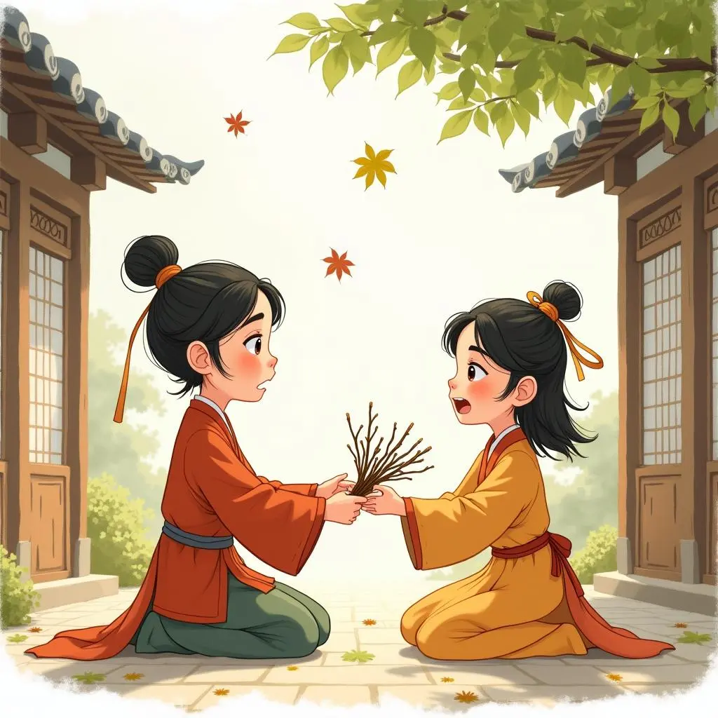 廉颇向蔺相如请罪