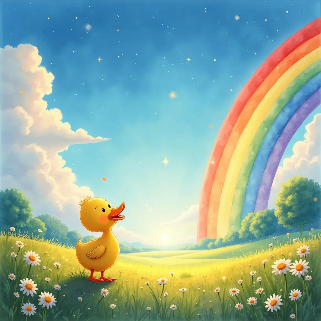 小鸭子到达彩虹尽头