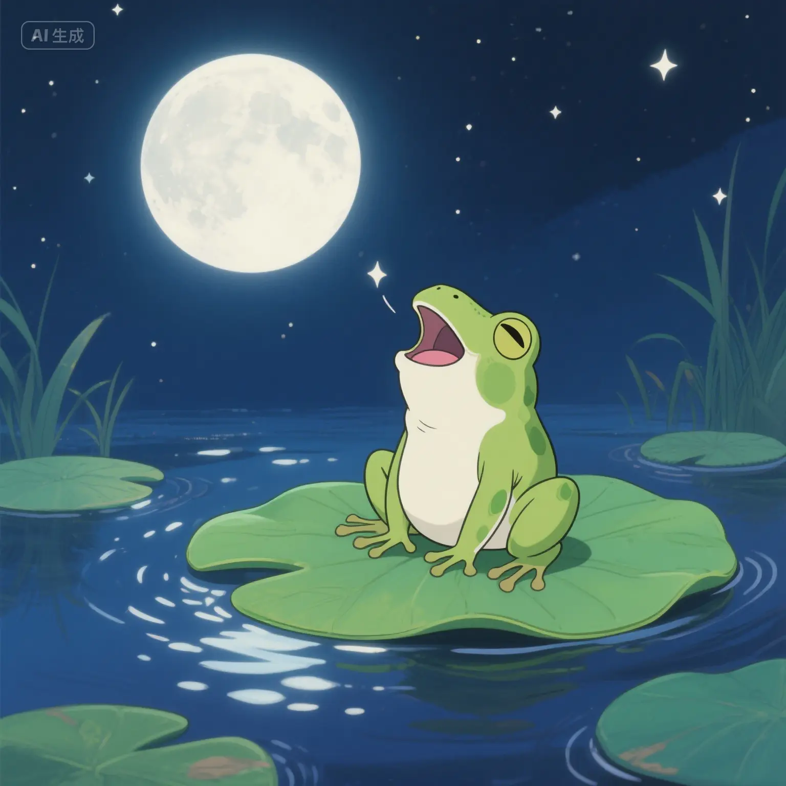 夜晚唱歌