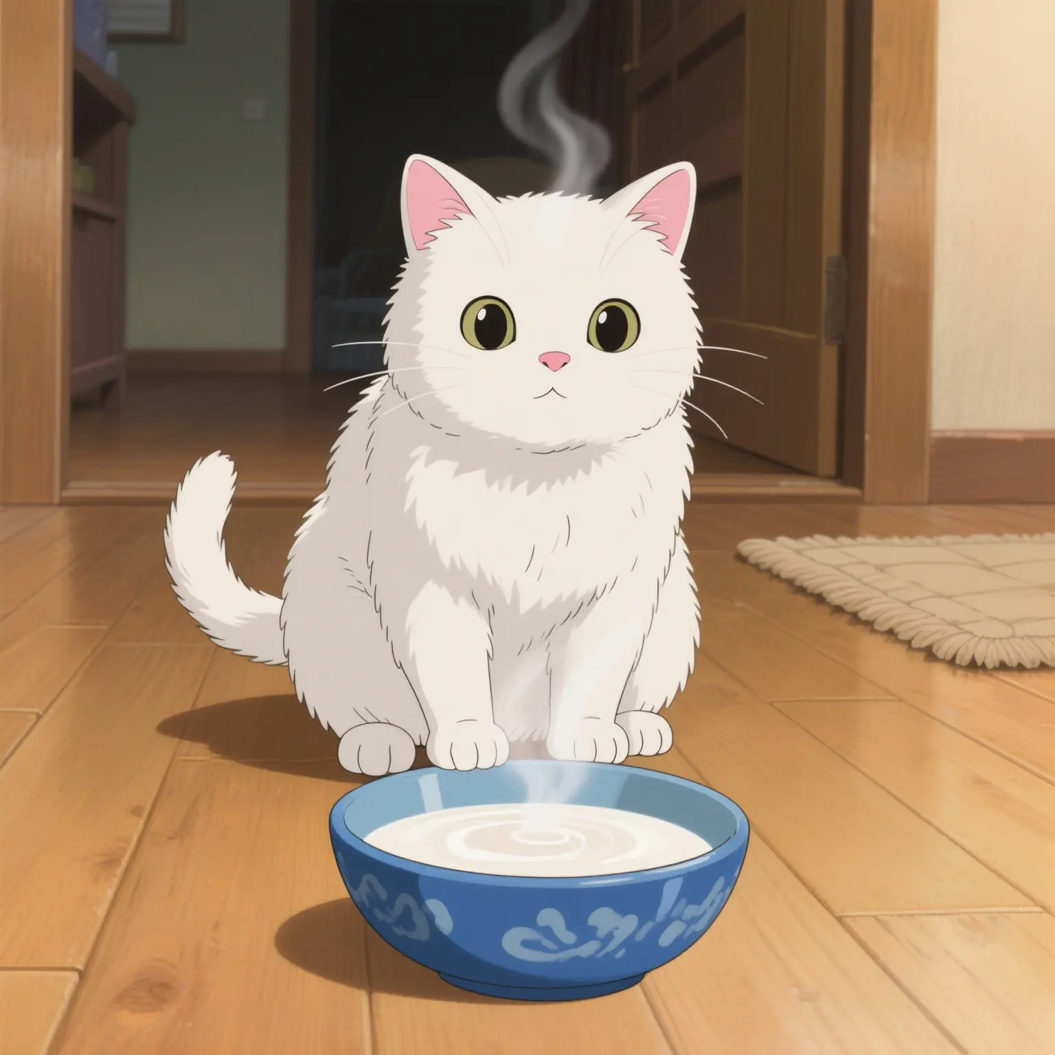 小猫咪喝奶
