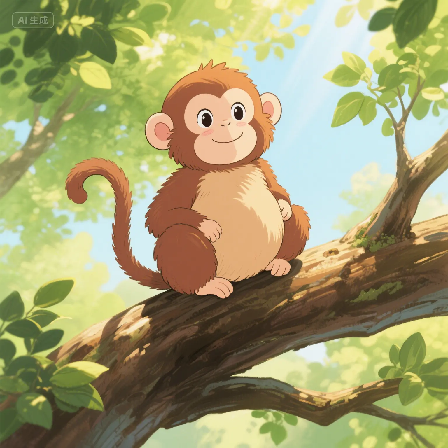 树上休息