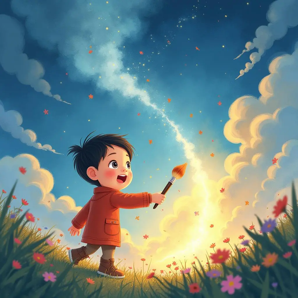 马良梦中得神笔