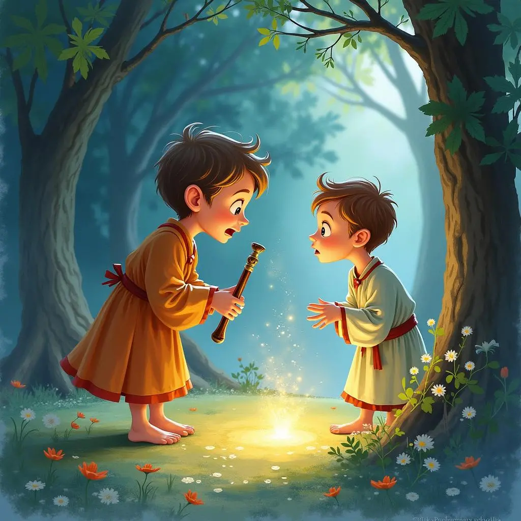汉斯发现魔笛