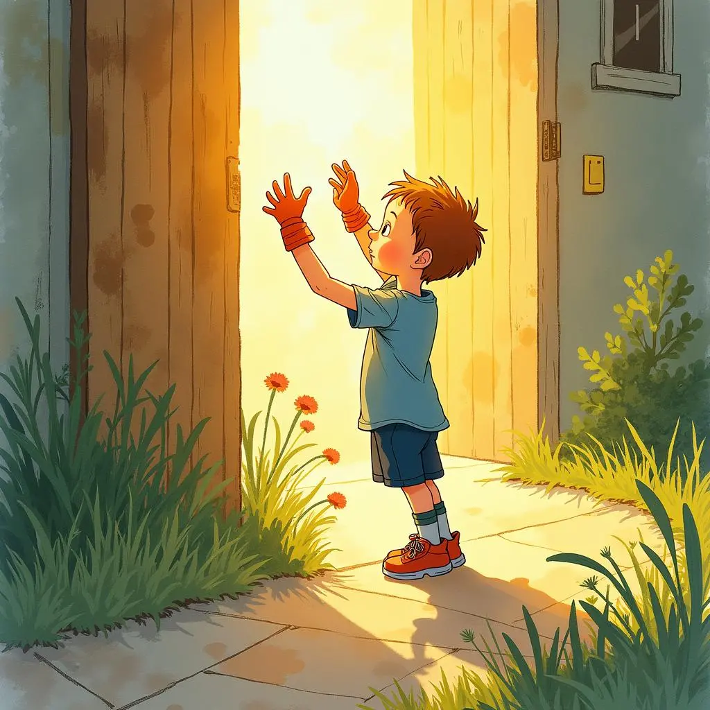 Hans gets the glove back