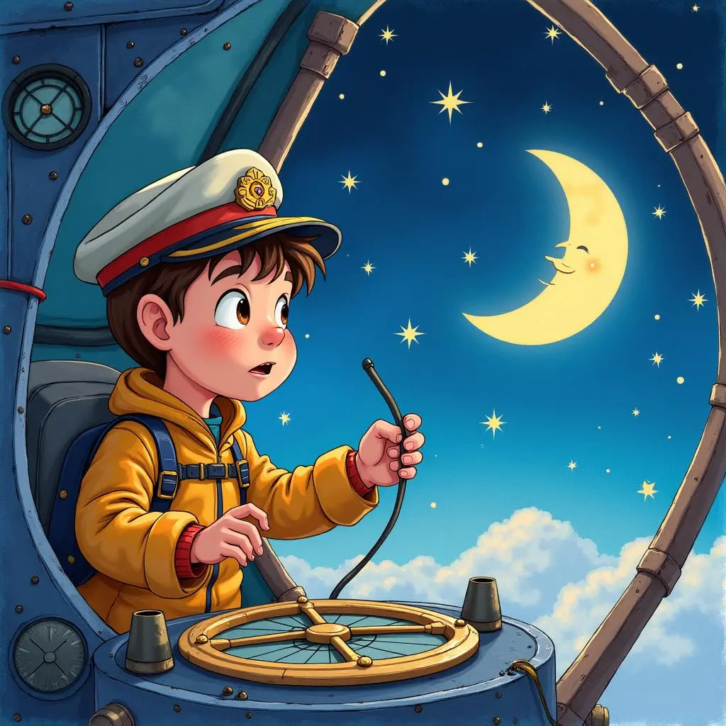 汉斯继续在太空中遨游