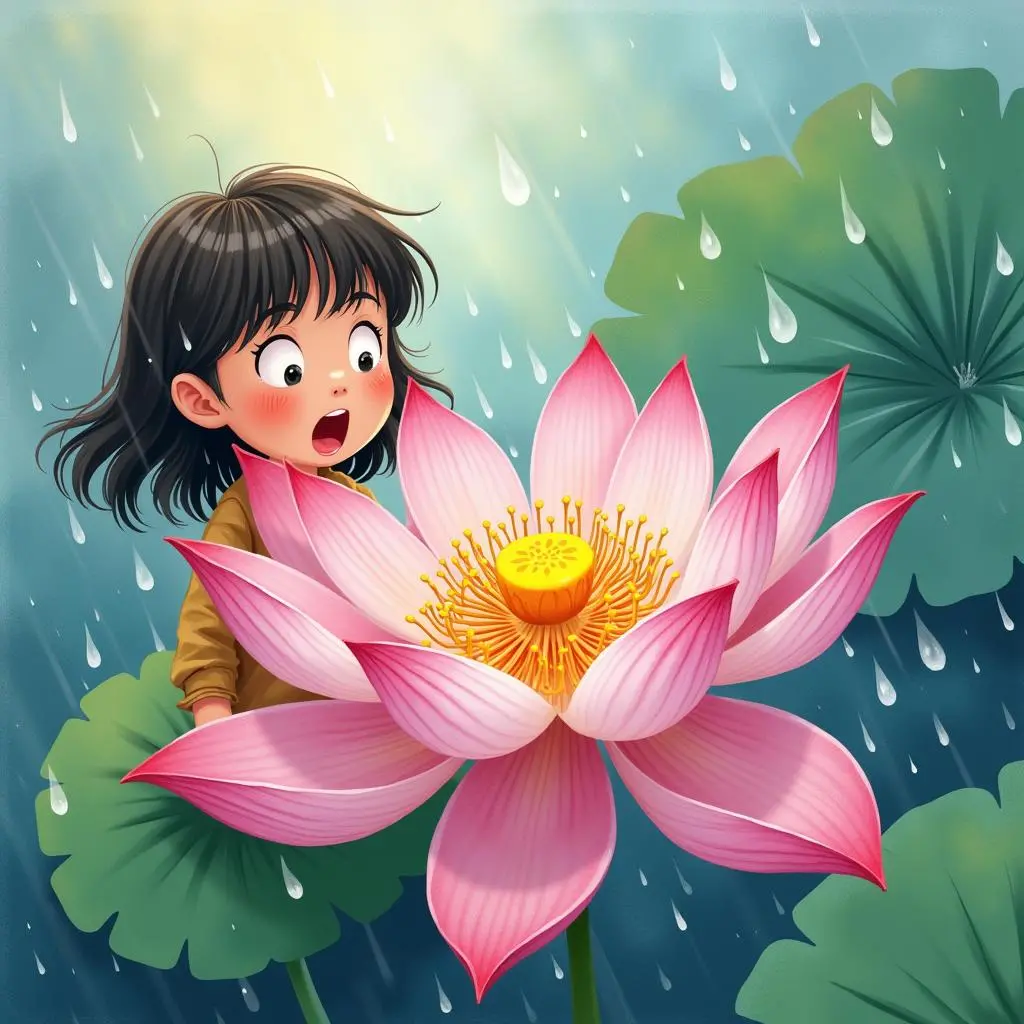 花苞开始绽放
