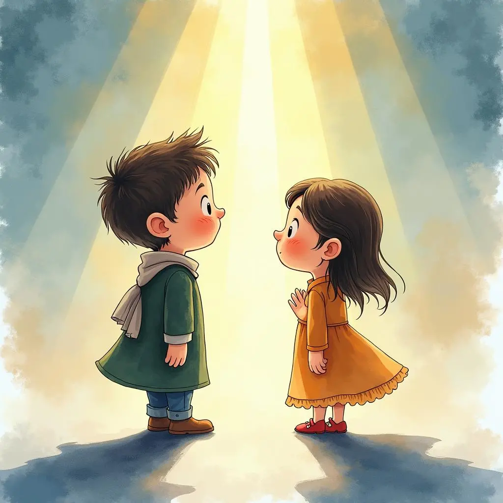 学者与影子换回身份