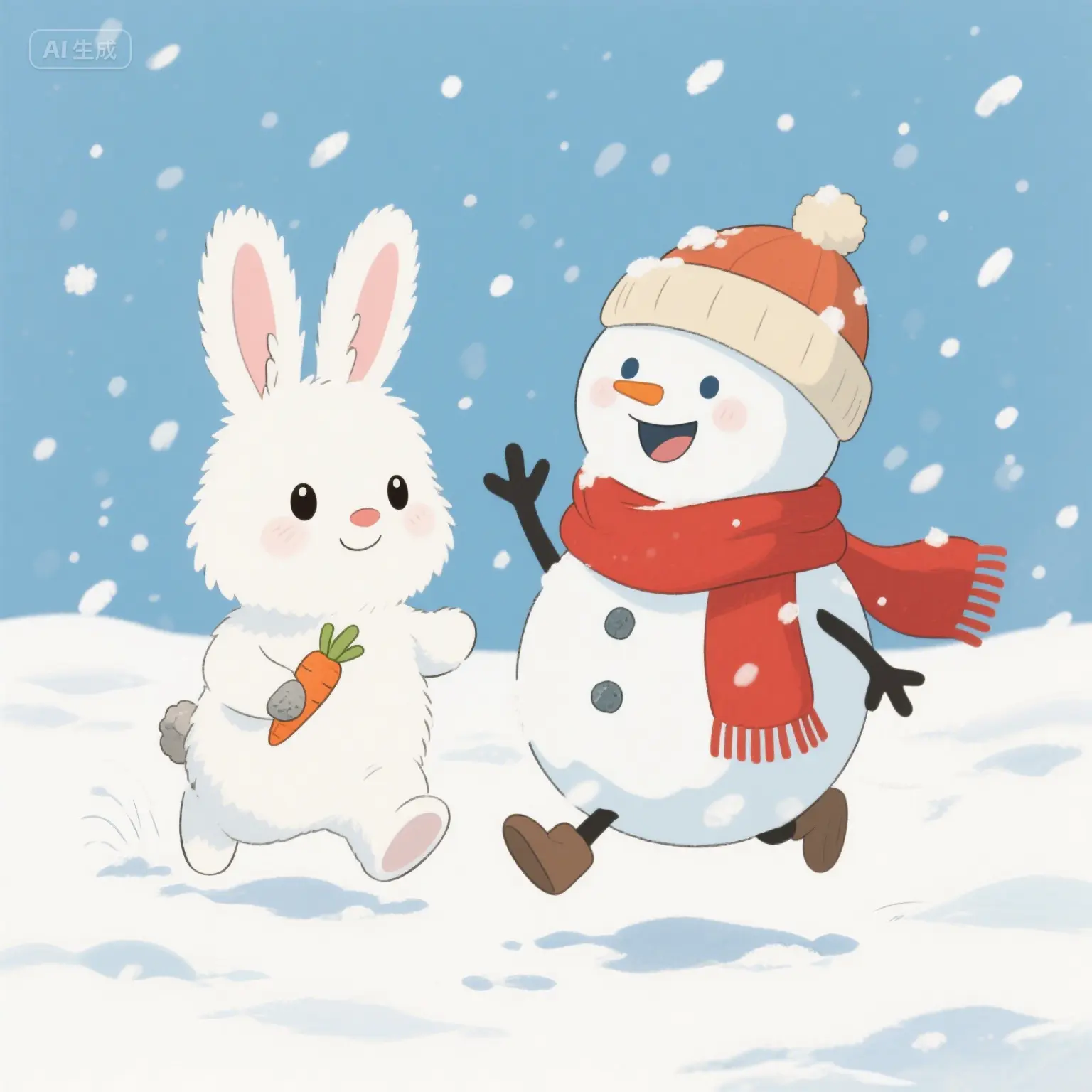 雪孩子的温暖故事