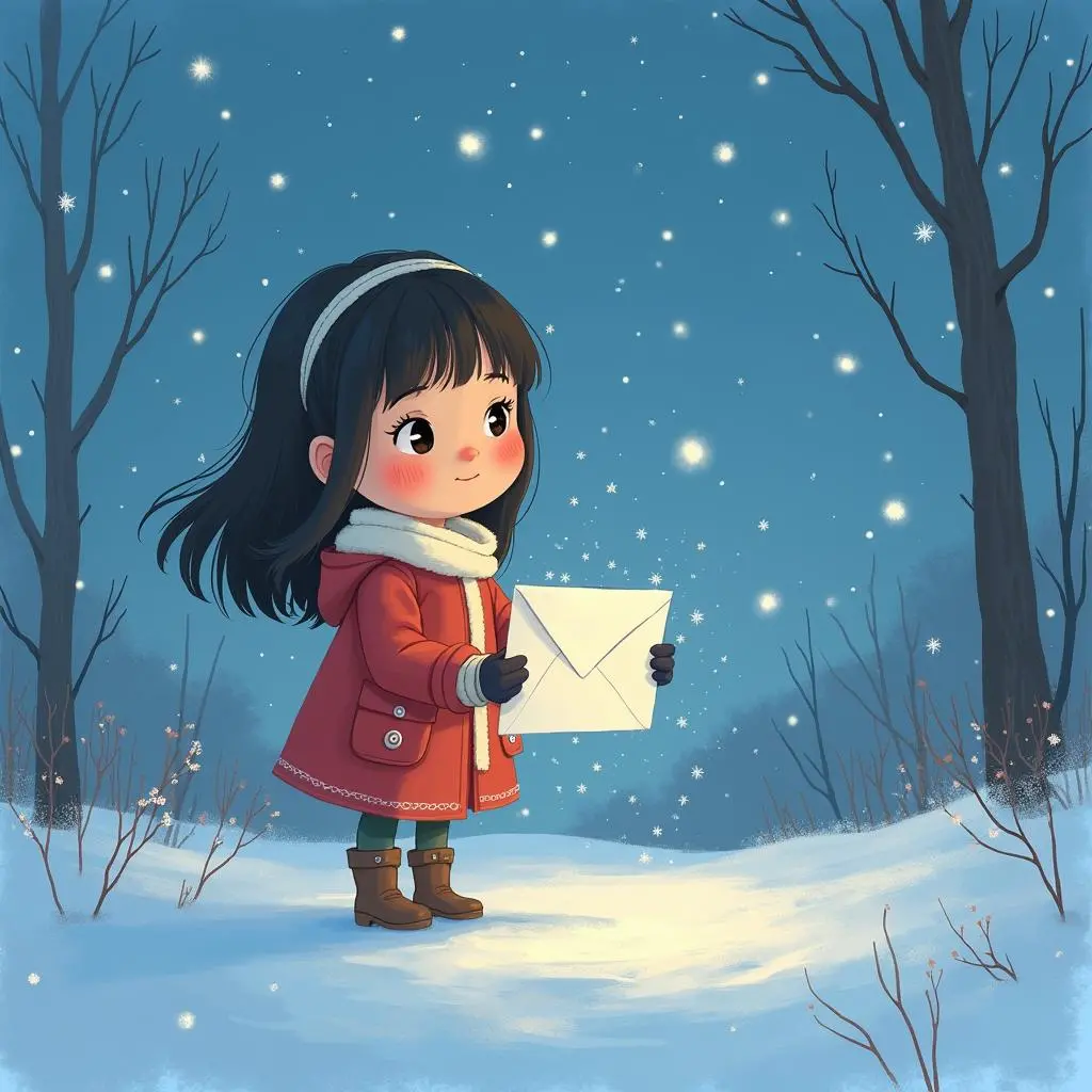 雪花信笺