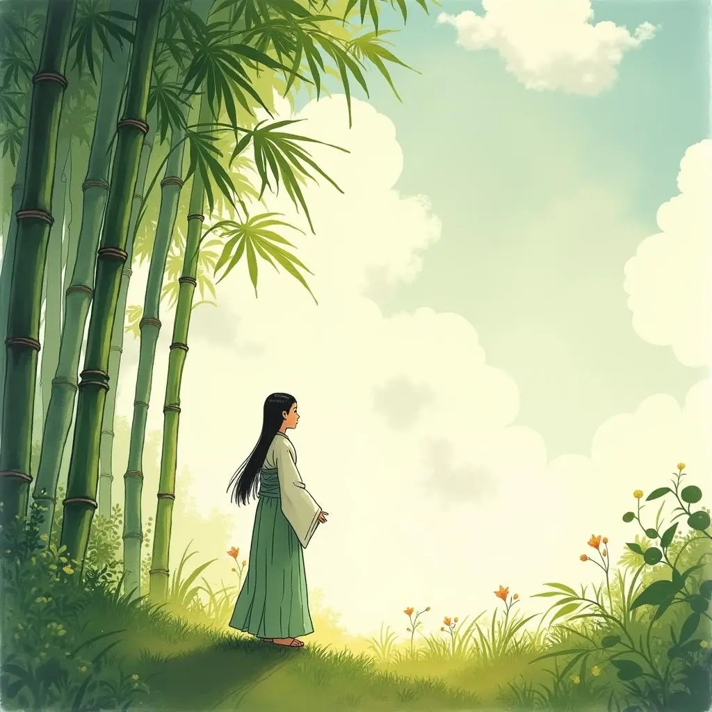 辉夜姬仰望天空