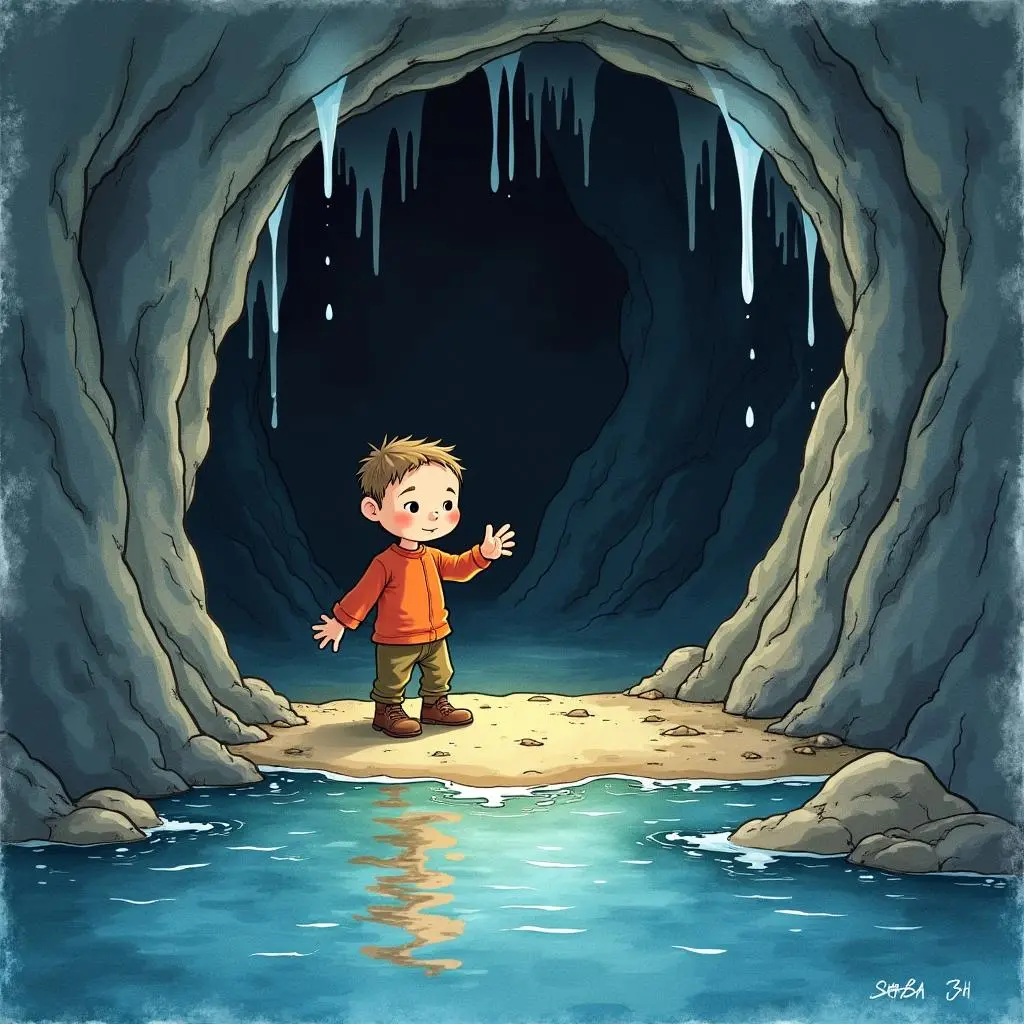 小木偶进入山洞