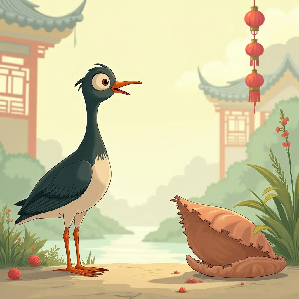 鹬蚌相争