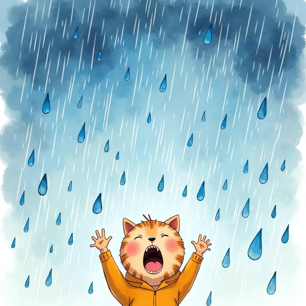 小雨点落下