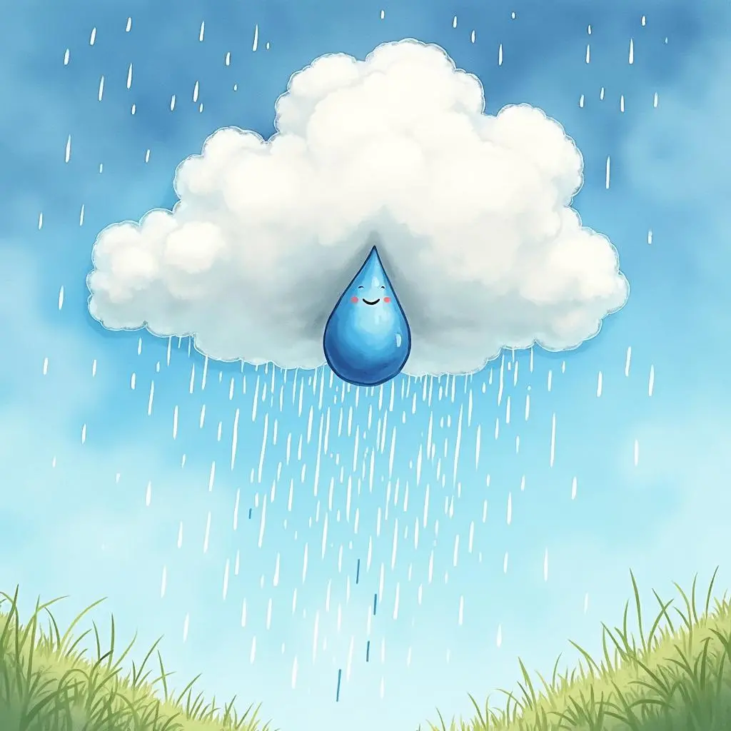 小雨点回到云端