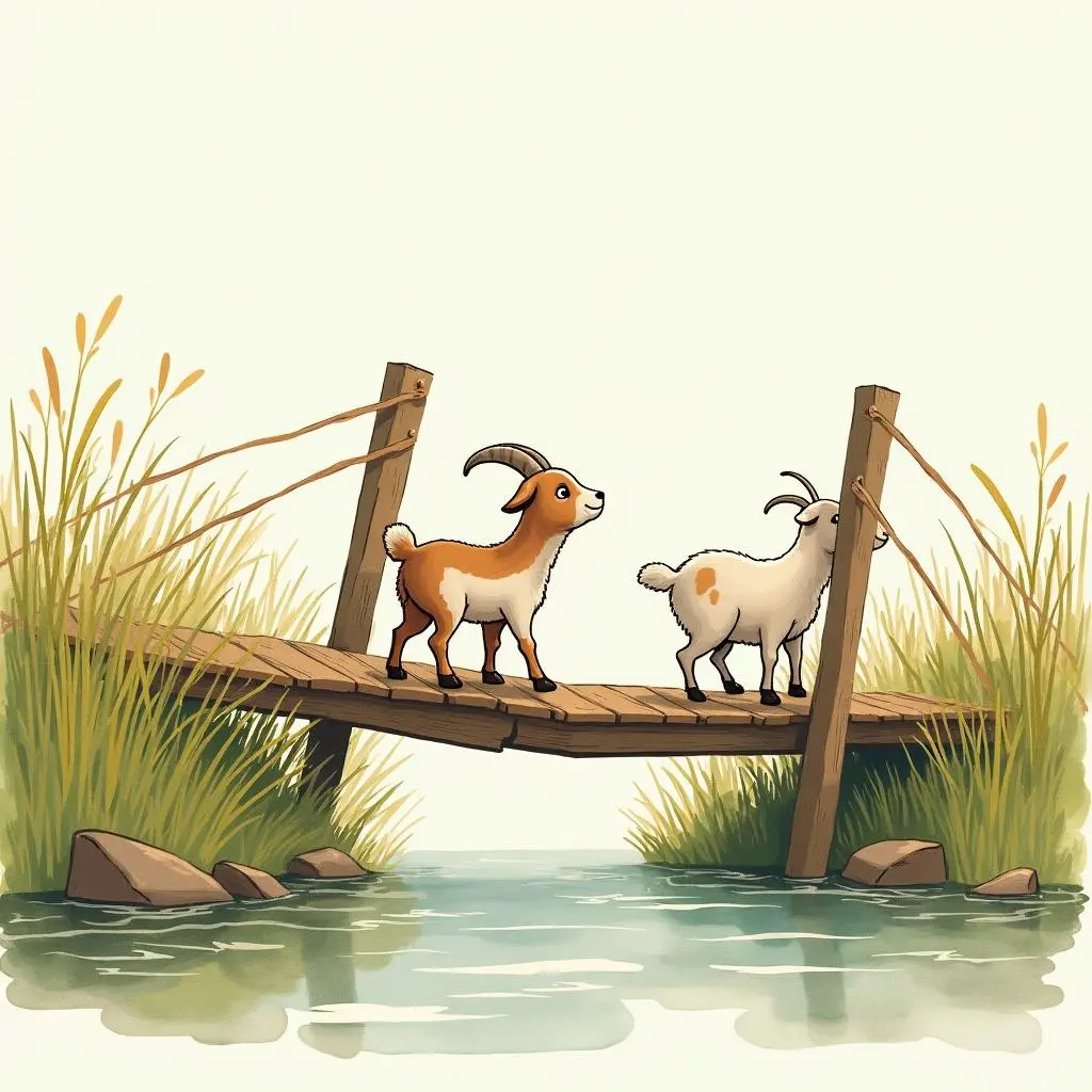 小山羊走上桥