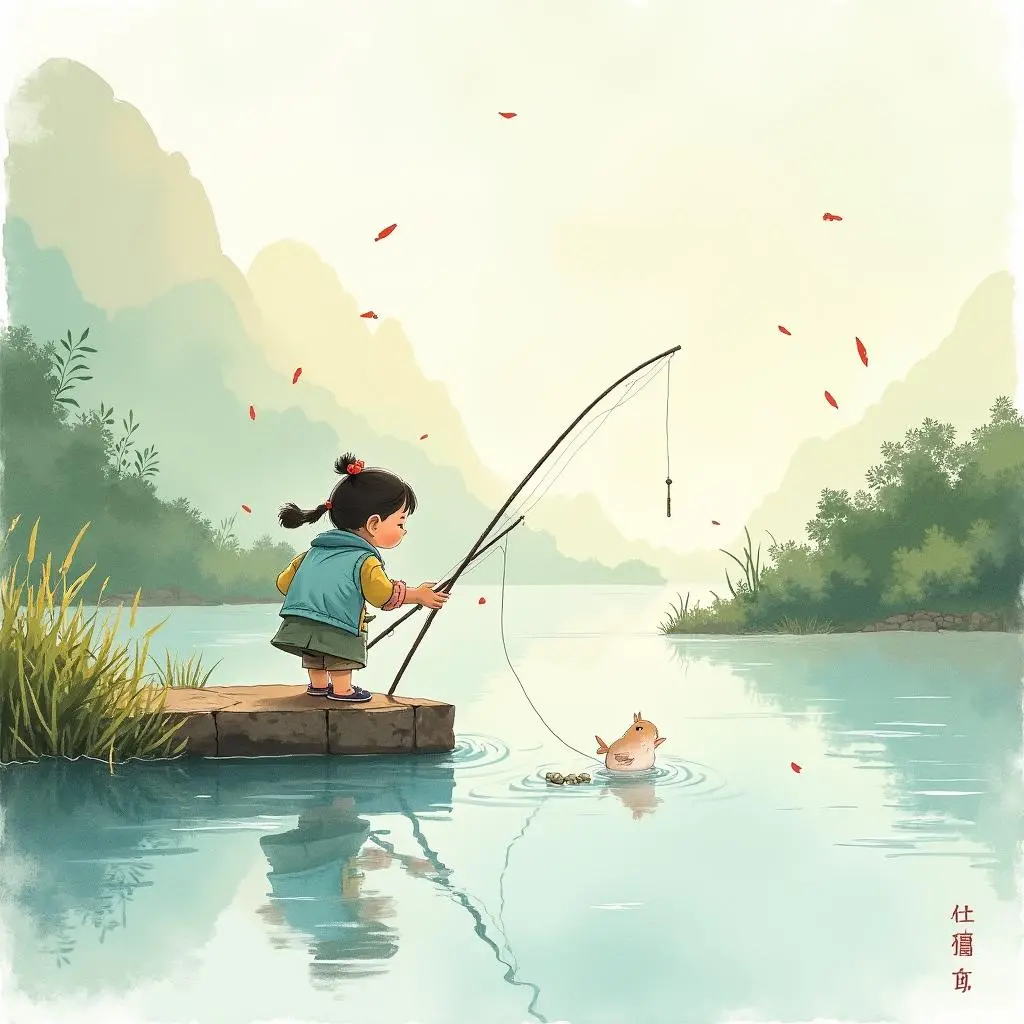 姜太公静静等待