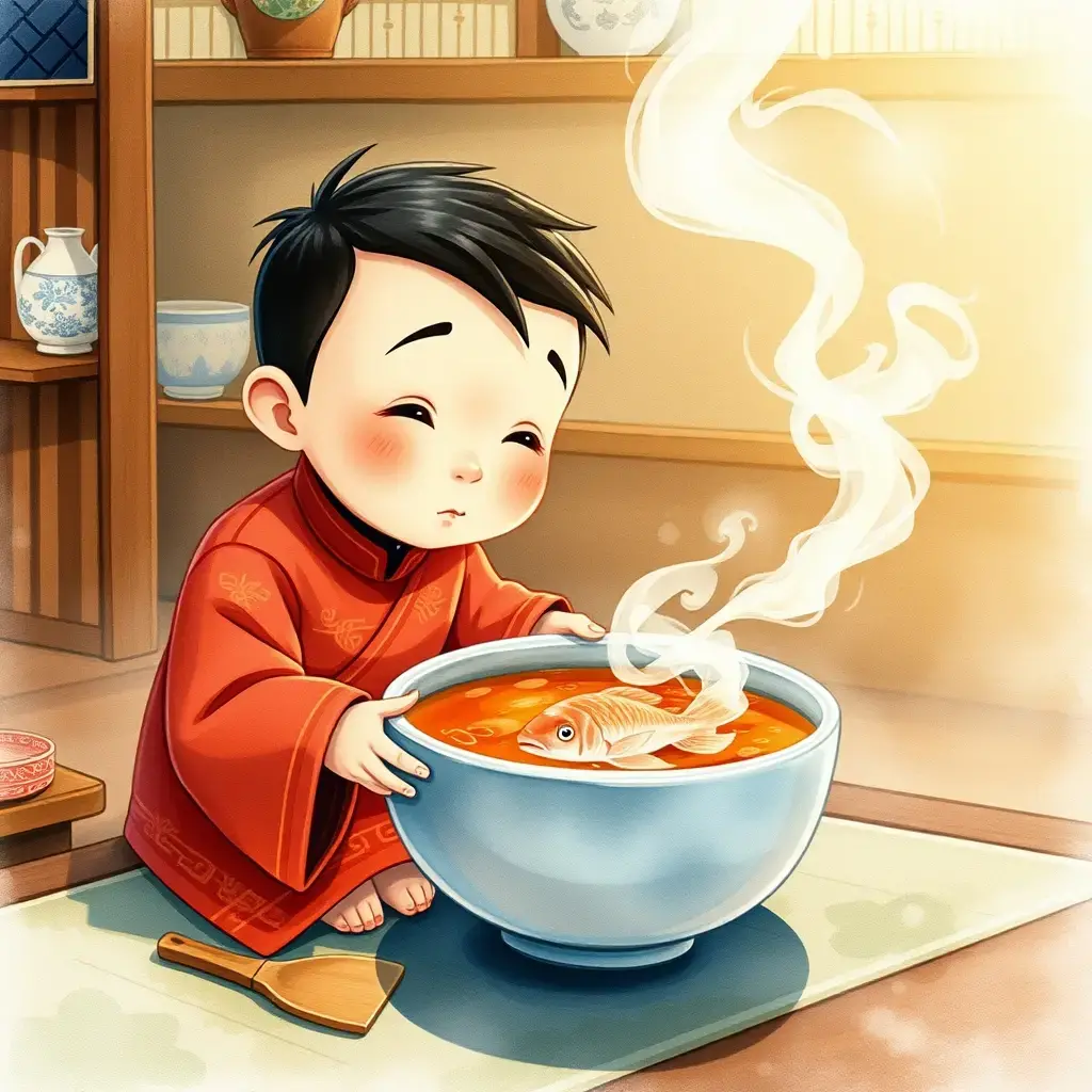 王祥给母亲送鱼汤